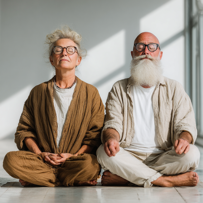 Заняття йогою на природі